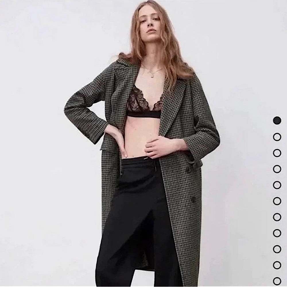 NWT ZARA Wool Blend Oversized Coat LMT Edition